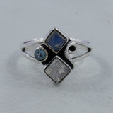 Moonstone Silver Ring