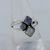 Moonstone Silver Ring