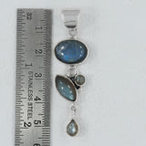 925 Silver Labradorite Pendant