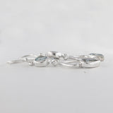 Blue Topaz Silver Earrings