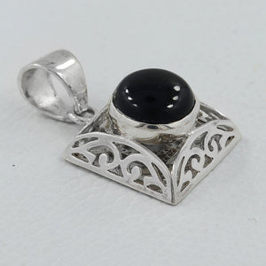 925 Silver Black Onyx Pendants