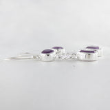 Amethyst Silver Earrings