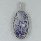 925 Sterling Silver Morado Opal Pendant