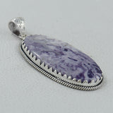 925 Sterling Silver Morado Opal Pendant