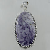 925 Sterling Silver Morado Opal Pendant