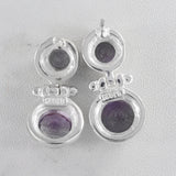 Amethyst Silver Earrings