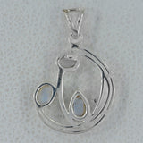 925 Sterling Silver Ruby Gemstone Pendant