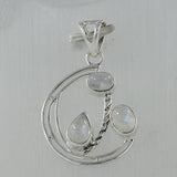 925 Sterling Silver Ruby Gemstone Pendant