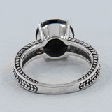 Black Onyx Silver Ring