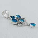 Blue Topaz 925 Silver Pendant