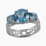 925 Sterling Silver Green Amethyst Rings