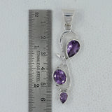 925 Sterling Silver Amethyst Pendant