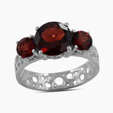 925 Sterling Silver Green Amethyst Rings