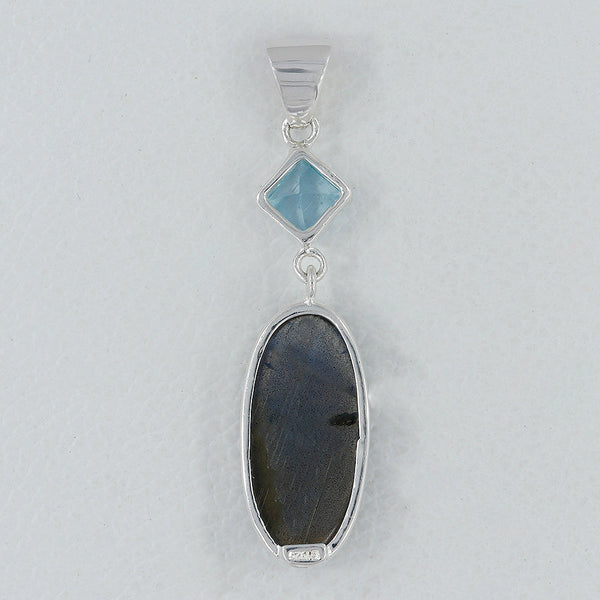 925 Silver Labradorite Pendants