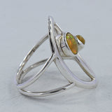 Tourmaline Silver Ring