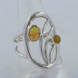 Tourmaline Silver Ring