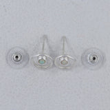 Moonstone Studs Silver Earring