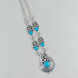 925 Silver Mexican Turquoise Necklace