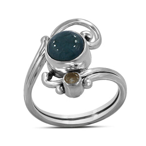 925 Silver Tourmaline Rings