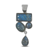 925 Sterling Silver Labradorite Pendant