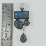 925 Sterling Silver Labradorite Pendant