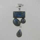 Labradorite Sterling Silver Pendant