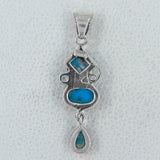 925 Silver Arizona Turquoise Pendant