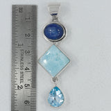 Larimar 925 Silver Pendant