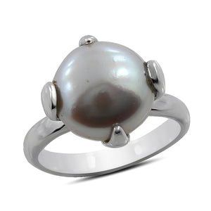 Pearl Silver Rings