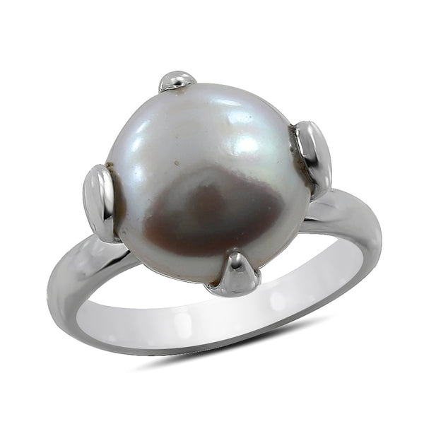 Pearl Silver Rings