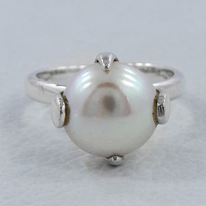 Pearl Silver Rings