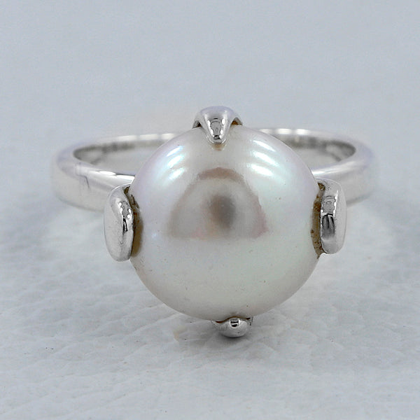 Pearl Silver Rings