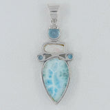 Larimar 925 Silver Pendant