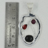 925 Sterling Silver Black Star Pendant