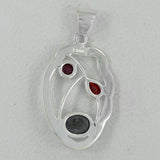 925 Sterling Silver Black Star Pendant