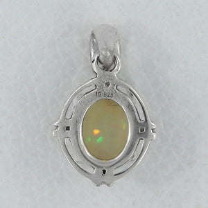 925 Silver Ethiopian Opal Pendants