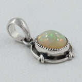 925 Silver Ethiopian Opal Pendant