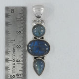 925 Sterling Silver Labradorite Pendant