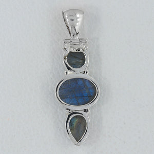 925 Sterling Silver Labradorite Pendants