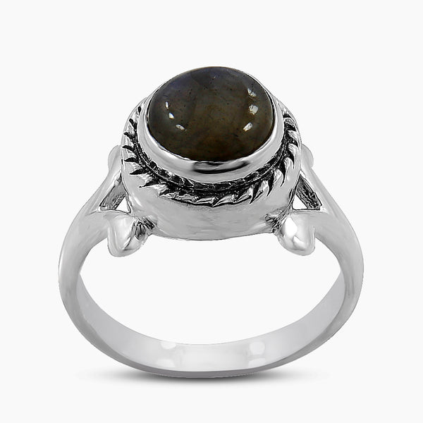 Labradorite Silver Rings