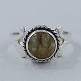 Labradorite Silver Ring