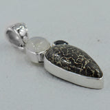 925 Sterling Silver Utah Agate Pendant