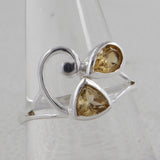 Natural Smoky Quartz Silver Ring