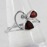 Natural Smoky Quartz Silver Ring