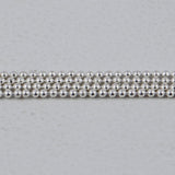 Silver Chain - 925 Sterling Silver Bead Chain for Girls