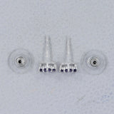 Moonstone Studs Silver Earring