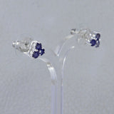 Moonstone Studs Silver Earring