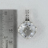 925 Sterling Silver Crystal Pendant