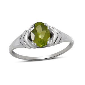 925 Sterling Silver Emerald Rings