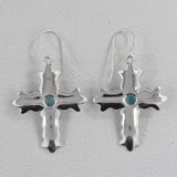 Larimar Silver Earrings